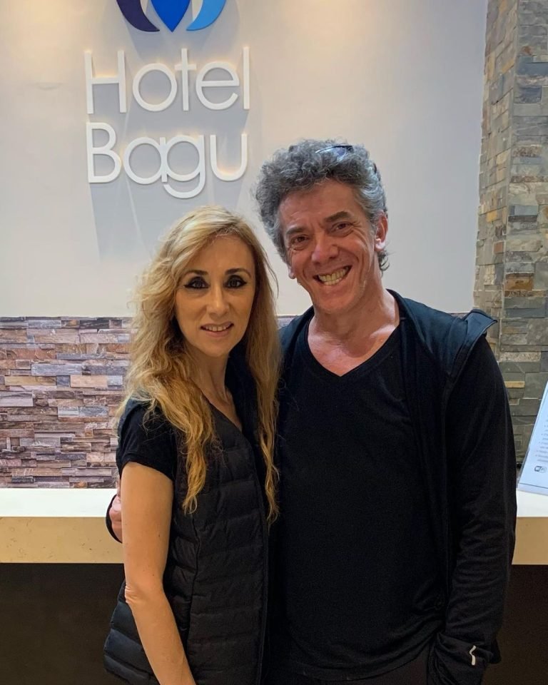 Maximiliano Guerra y su pareja en Misiones